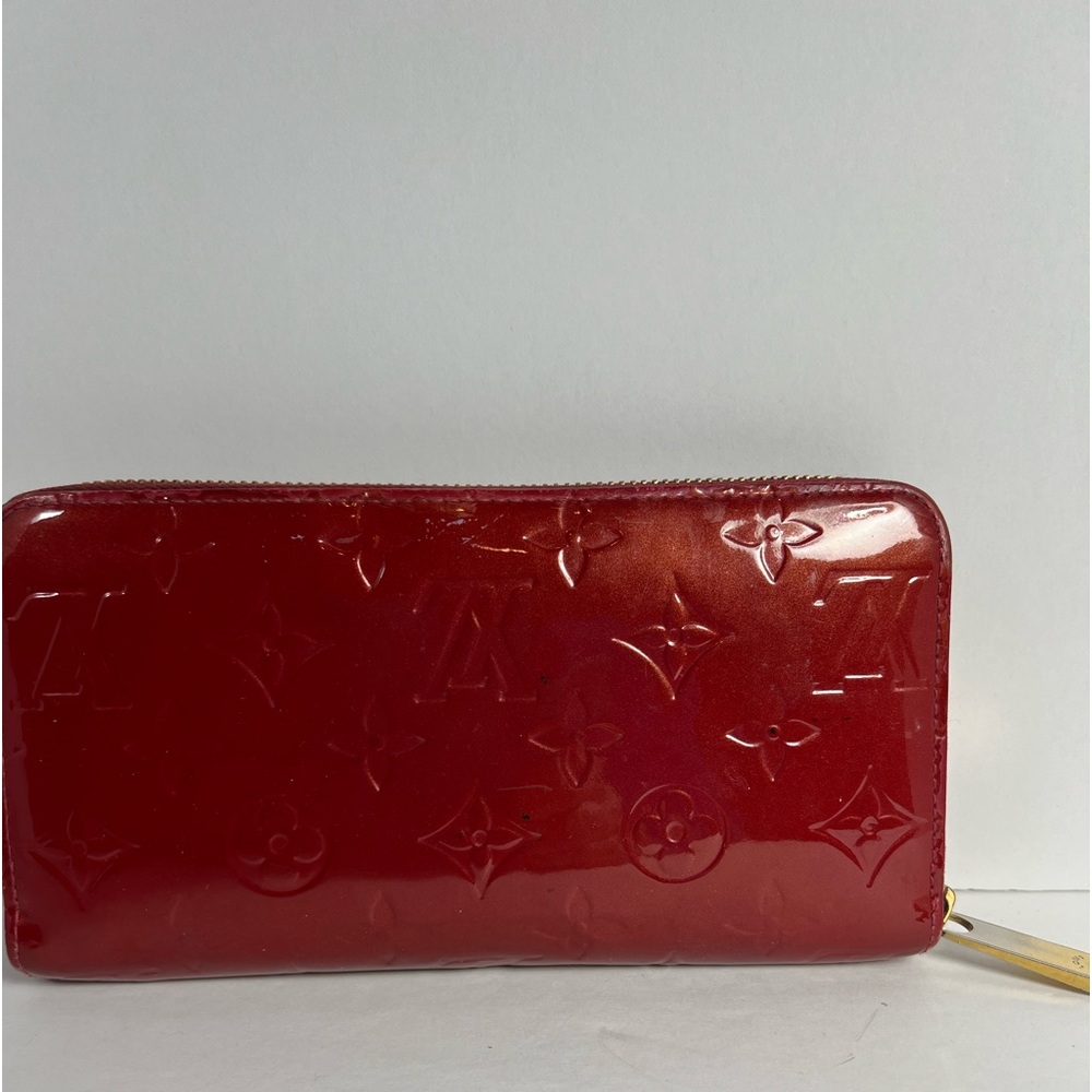 COPY - Louis Vuitton Candy Apple red Zippy wallet in Vernice